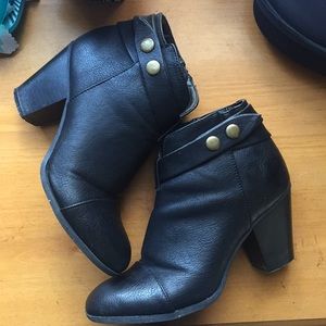 Black High Heel Booties